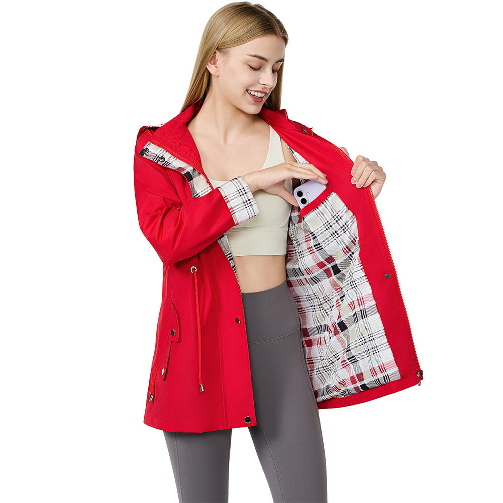 Women's Fashion Personality New Windbreaker Jacket Casual