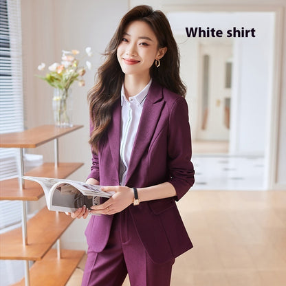 Winter Temperament Office Wear Women's Suit