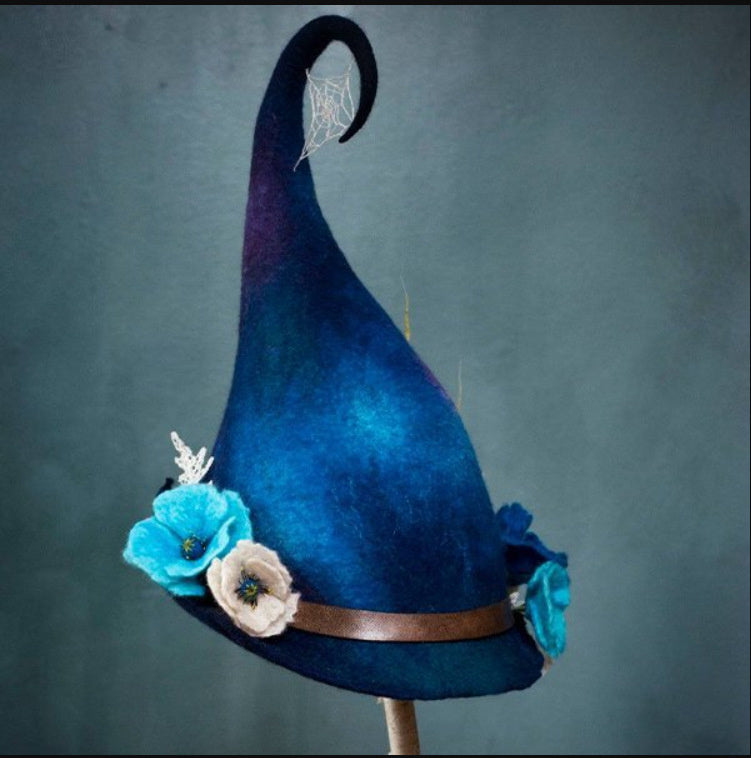 Halloween Party Felt Witch Hat