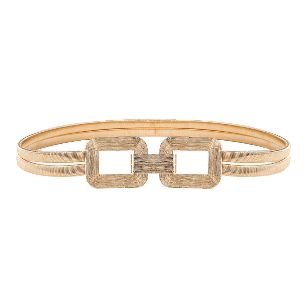 Minimalist Women's Decoration With Elastic Waistband And Versatile Waist Chain