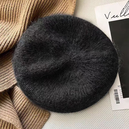 Sweet Beauty Face Little Wild Net Red Big Head Circumference Woolen Cap