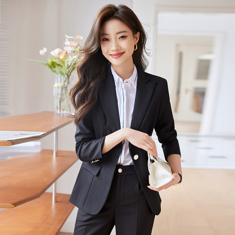 Winter Temperament Office Wear Women's Suit