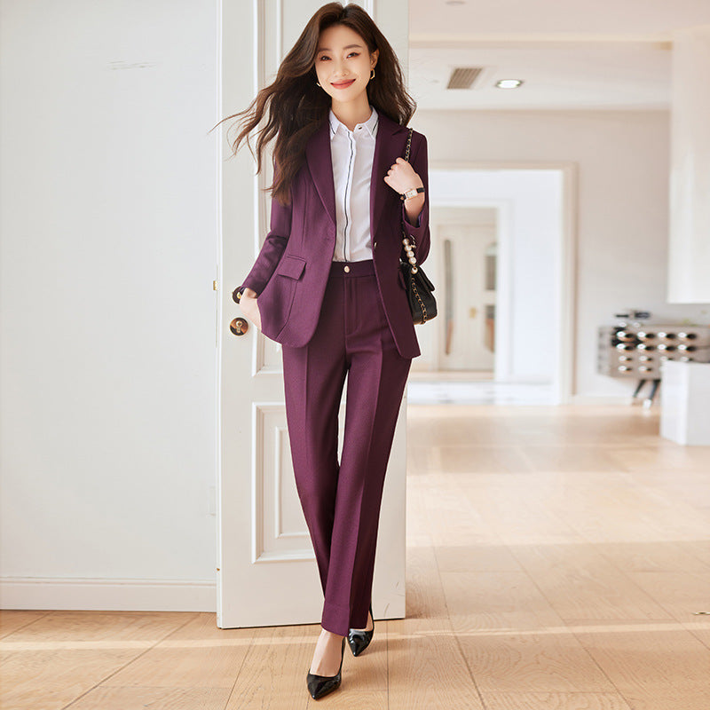 Winter Temperament Office Wear Women's Suit