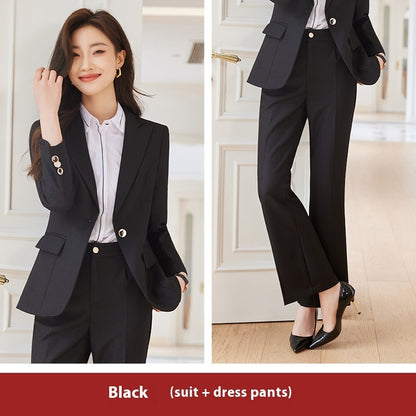Winter Temperament Office Wear Women's Suit
