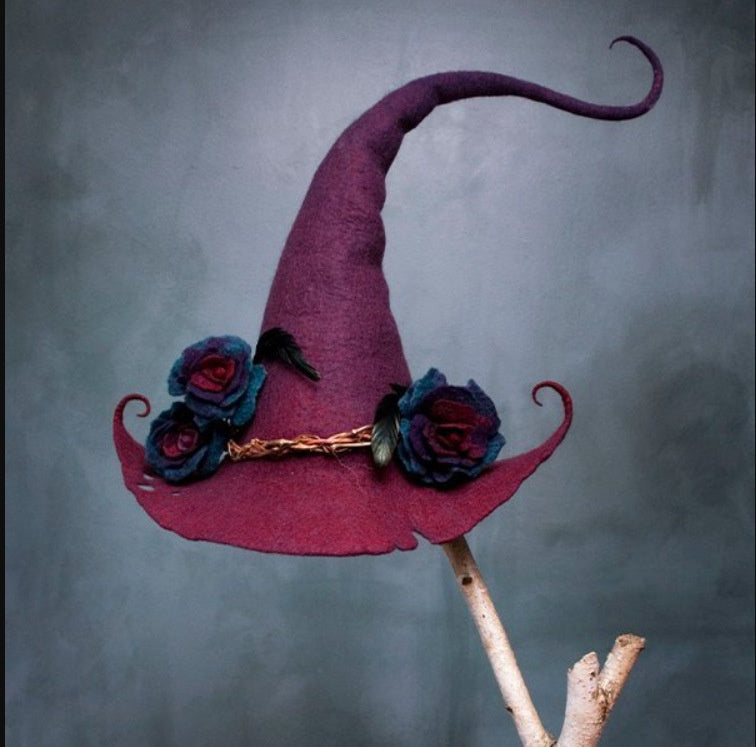 Halloween Party Felt Witch Hat