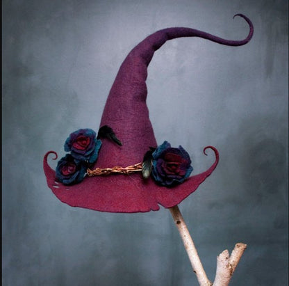 Halloween Party Felt Witch Hat