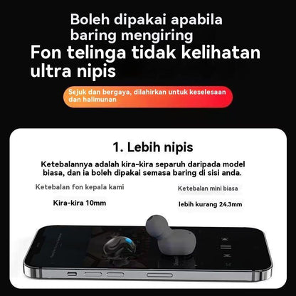 X55 Sleep Earphones Mini Painless Call High-quality Bluetooth 5.4 Earphones Universal Long Battery Life