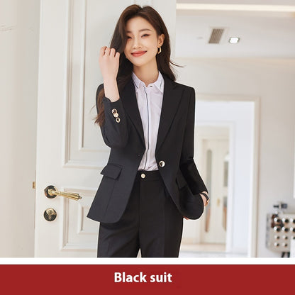 Winter Temperament Office Wear Women's Suit